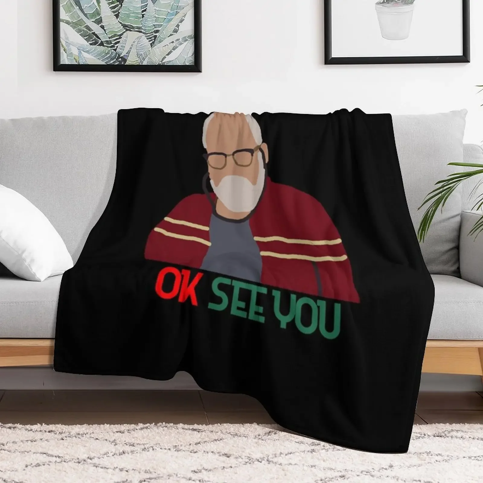 Uppa - Kim Convenience Ok See You Drawn T-Shirts Gift For Fans, For Men and Women Throw Blanket Sofas for sofa Blankets