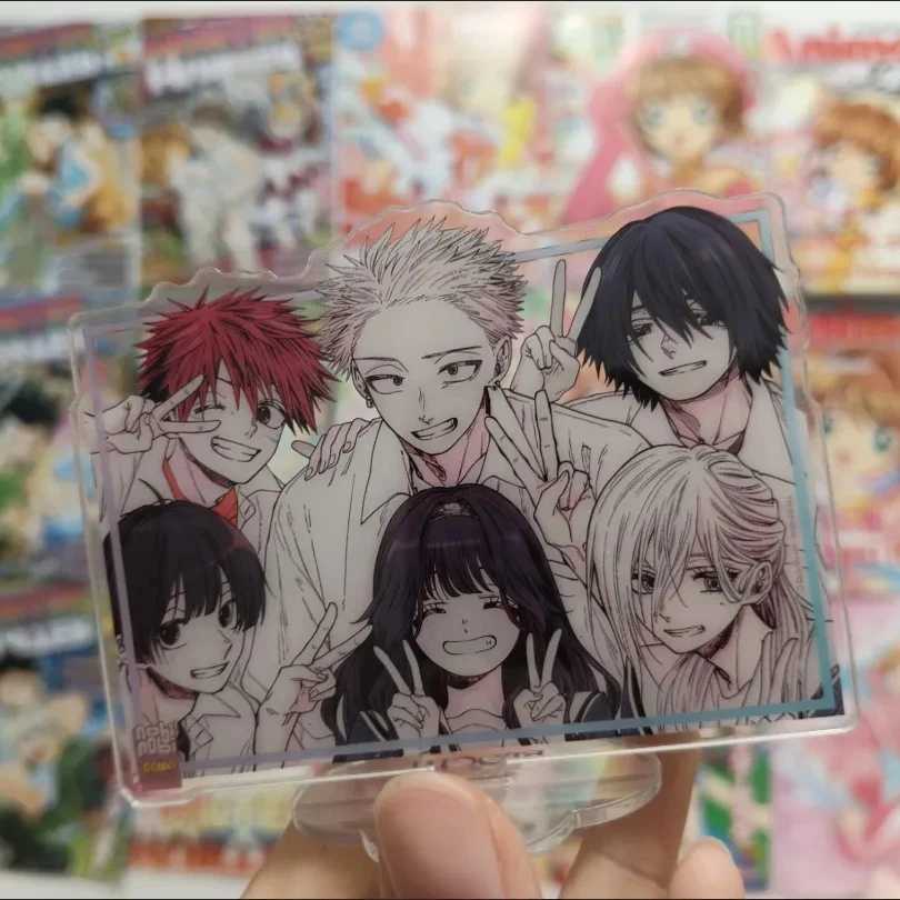 Picture 3: Kaoru Hana Wa Rin To Saku Group Photo Acrylic Stand Tsumugi Rintaro Figure Waguri Kaoruko Standee Display Anime Goods Collection