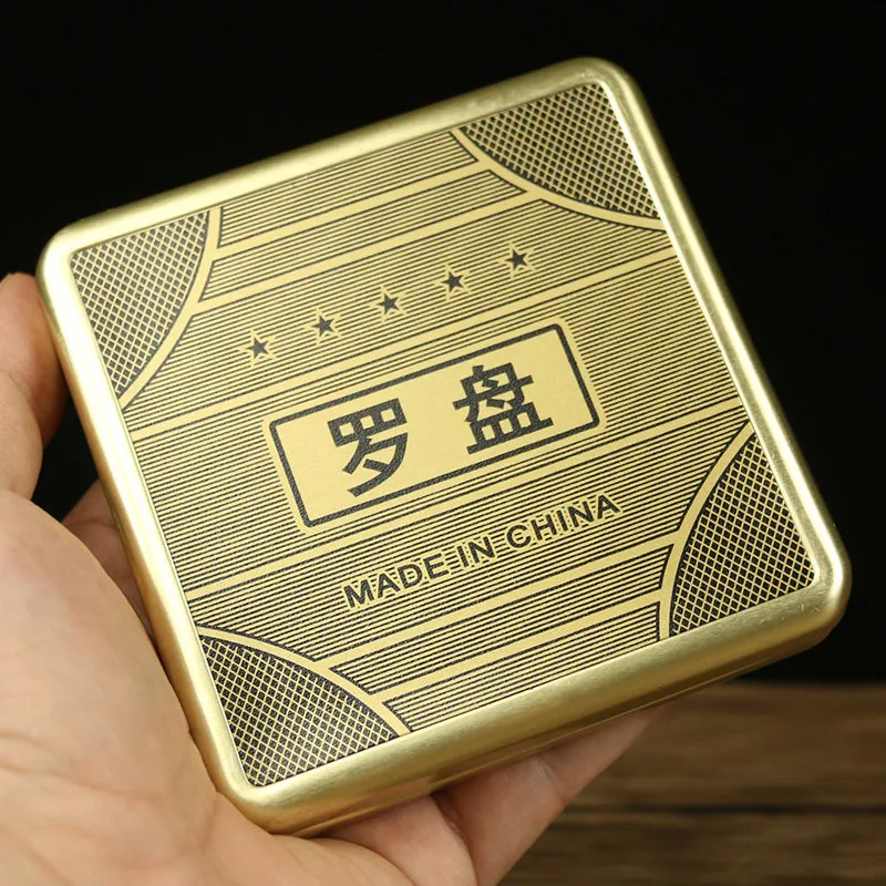 Compass Feng Shui Compass Portable High Precision Alloy with Cover Compass