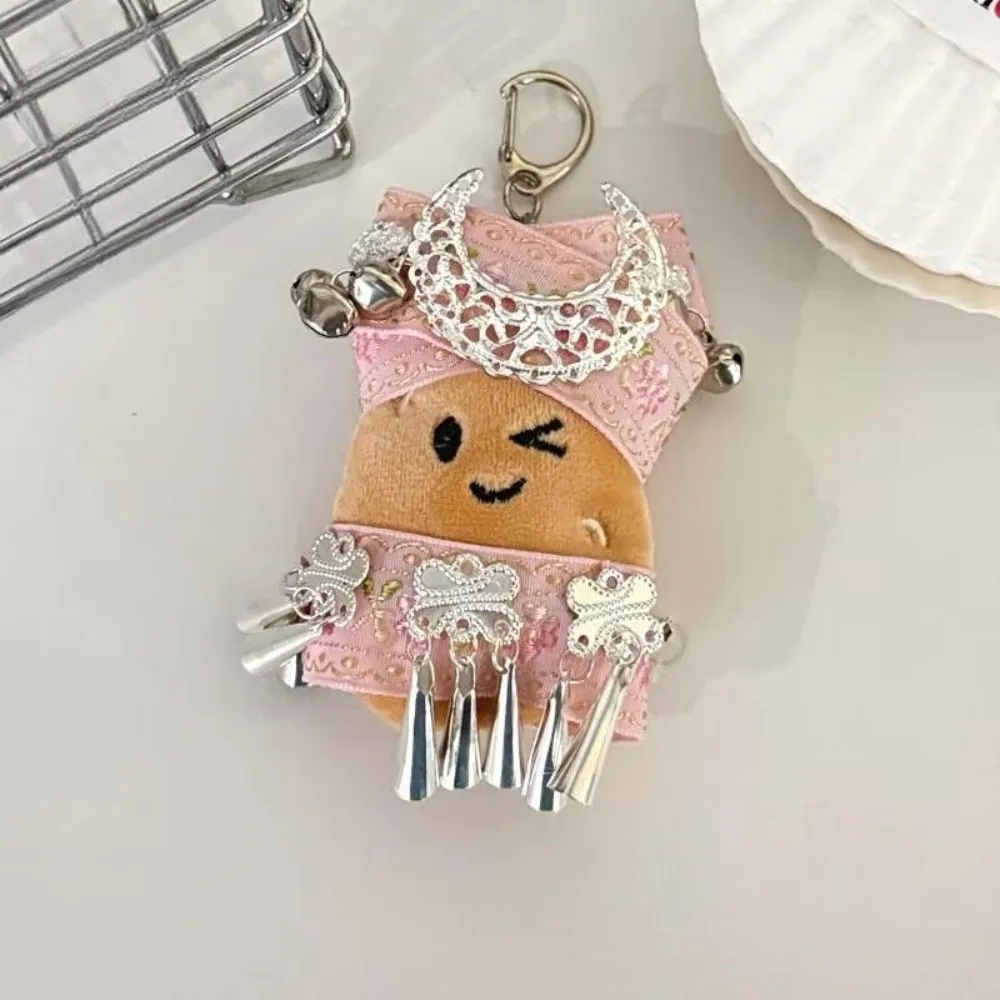 Hanging Ornament Ethnic Style Potato Keychain Handbag Gift Cartoon Pendant Cute Tassel Backpack Ornament Creative Gifts