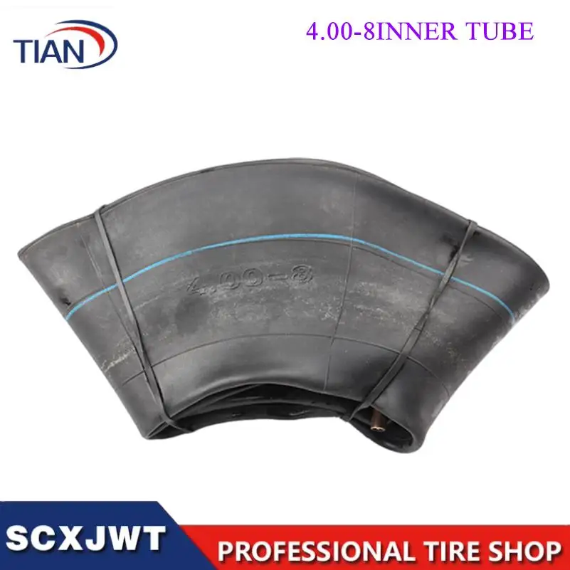 Thickened tubes 4.00-8 inner tubes with straight valve, suitable for unicycles, bagged trucks, handcarts, tires