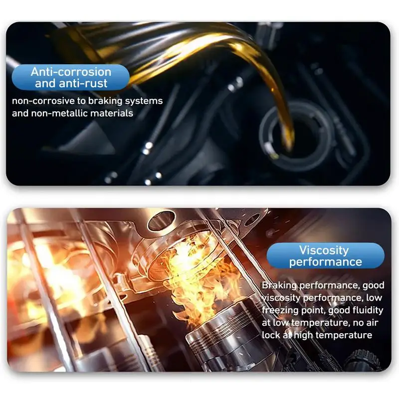 Brake Oil Fluid Synthetic Racing Brake Fluid 100ml Temperature Resistant Synthetic Brake Dot Brake Fluid For Electric Vehicles