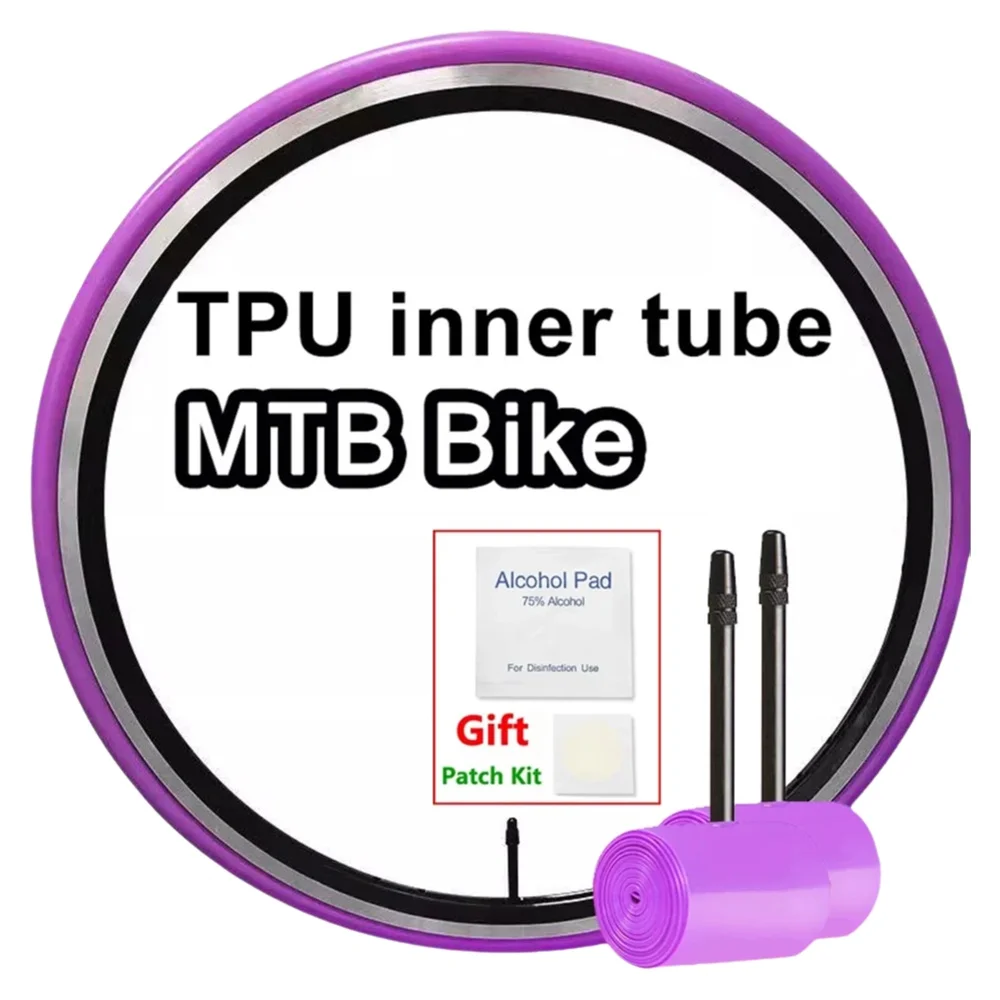 AliExpress NONE MTB 29 26 27.5 Bike Inner Tube Ultralight Camera TPU 29x1.95 2.0 2.1 2.2 2.3 2.4 2.5 2. 6 Inch Mountain Bicycle Tire 29er