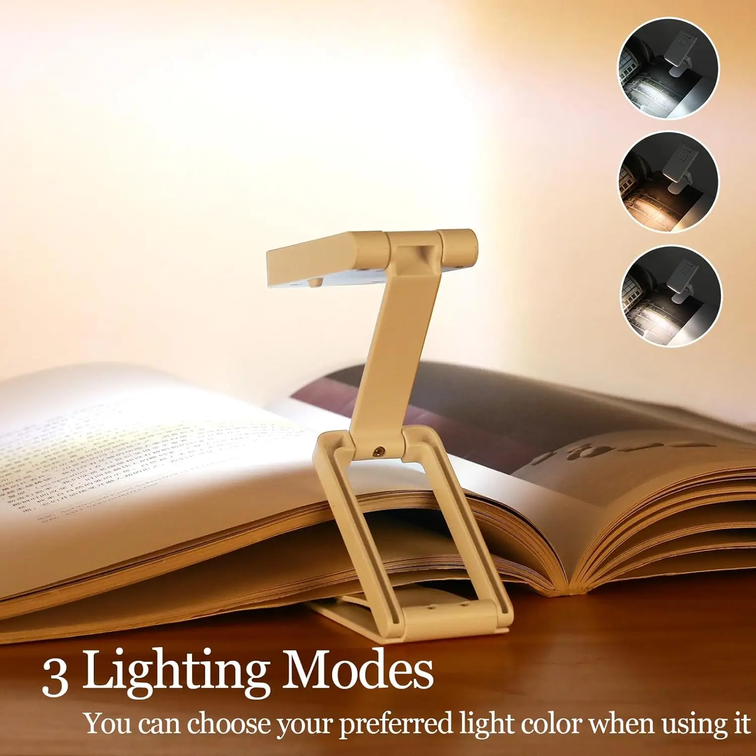 

Read Light Mini Book Light Reading Clip Book Light With Timer Rechargeable Clip-on Bookmark Light Led Portable Bedside Desk Lamp