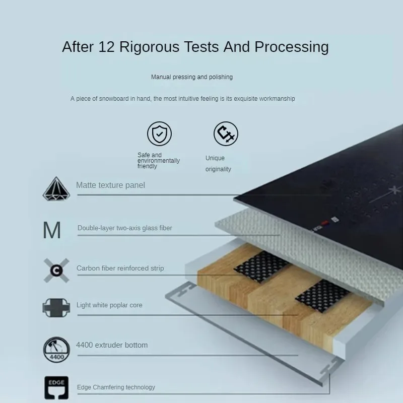 Snowboard Set Men Full Package with Bindings Boots Freestyle Snowboard Customized All Mountain Skiing Gear Kit