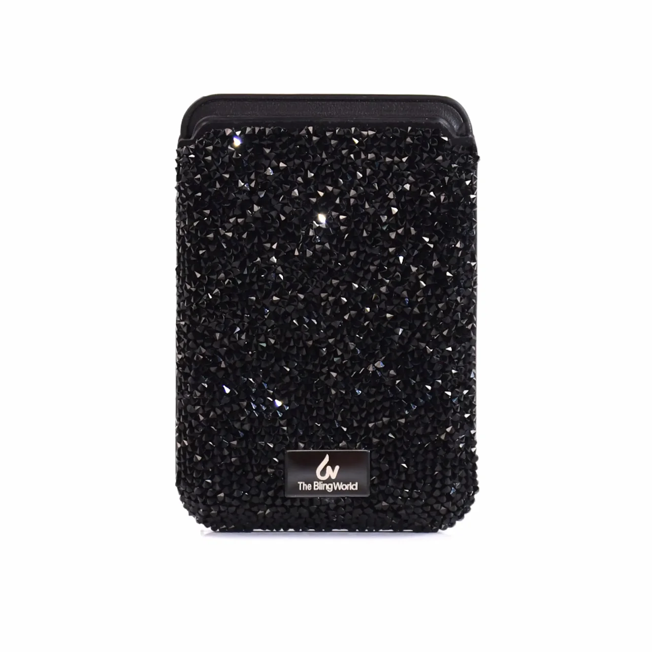 Funda magnética completa con diamantes de imitación para teléfono móvil Apple, funda de tarjeta magnética con diamantes de imitación de primera calidad para Iphone 16promax 15 14pro 13 12 11