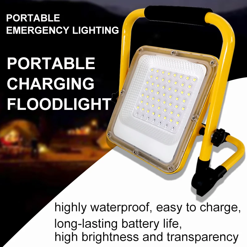 

50W 100W Portable LED Work Light прожектор led조명등 Waterproof LED Reflector Spotlight for Camping focos led exterior led 220v