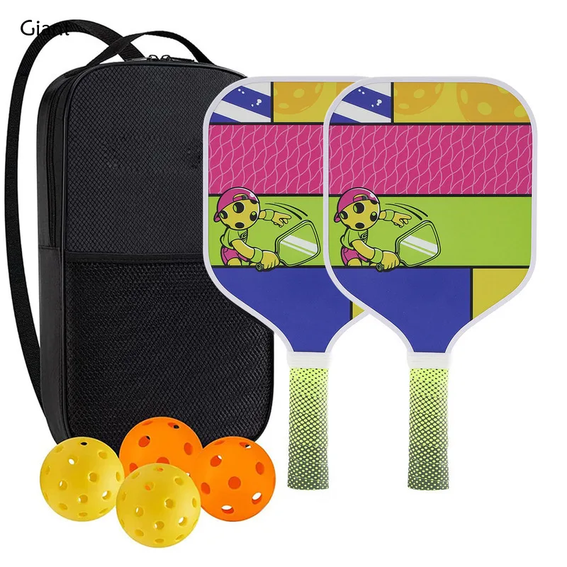 

Pickleball Paddle Brand Good Quality Children's Racquet Fiberglass Parent Child Pickleball Beginner Hot Selling Paddles Set