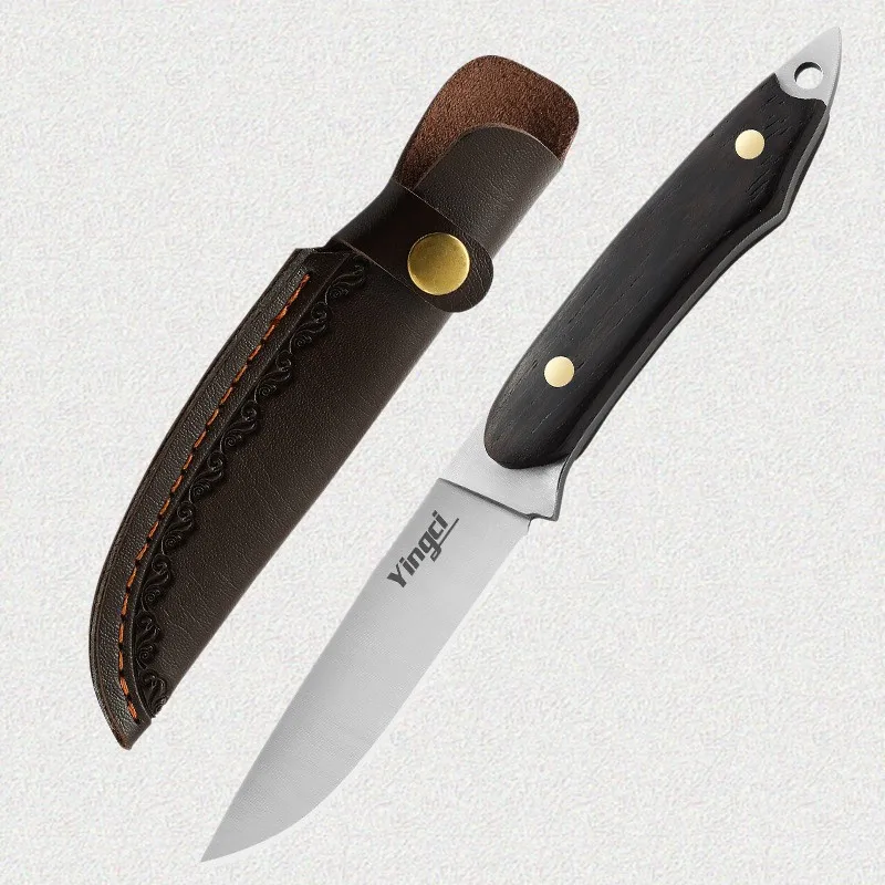Forged Multi-function Knife Steel One-piece Forging High Hardness Solid Wood Handle Easy To Clean Fruit Meat Kitchen Knife