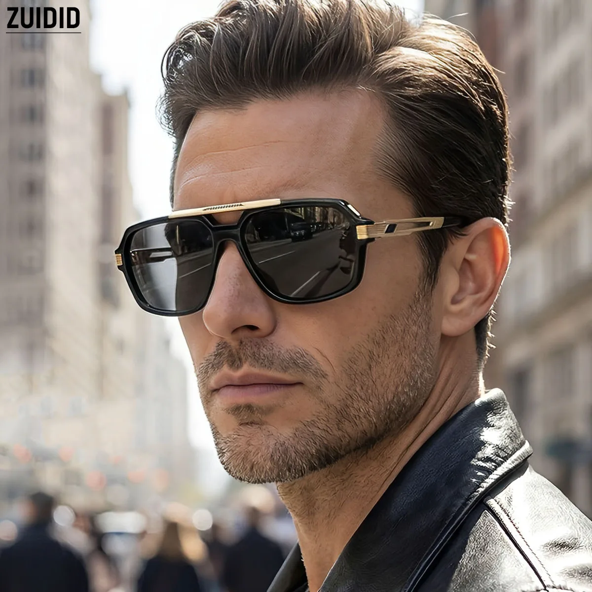 2026 Quadratische Sonnenbrille für Herren Vintage Retro Sonnenbrille Damen Trendy UV400 Schutz Luxus Modebrille Gafas De Sol Hombre