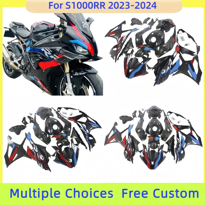 

New ABS Carbon Fibre Fairing Kit Fit For BMW S1000RR 2022 2023 2024 Motorcycle Guard Cowl Fairings Bodywork