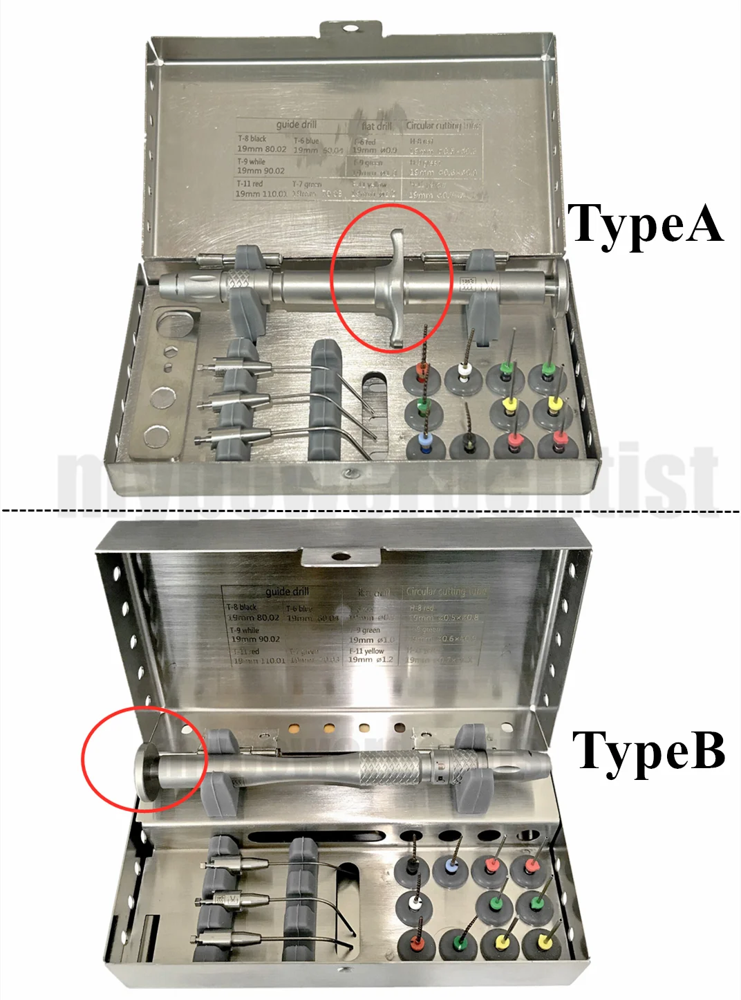 Dental Root Canal File Extractor Broken File Fragments Removal Kit Dentist Instrument Tool 2Type 15Pcs/Kit With Instructions