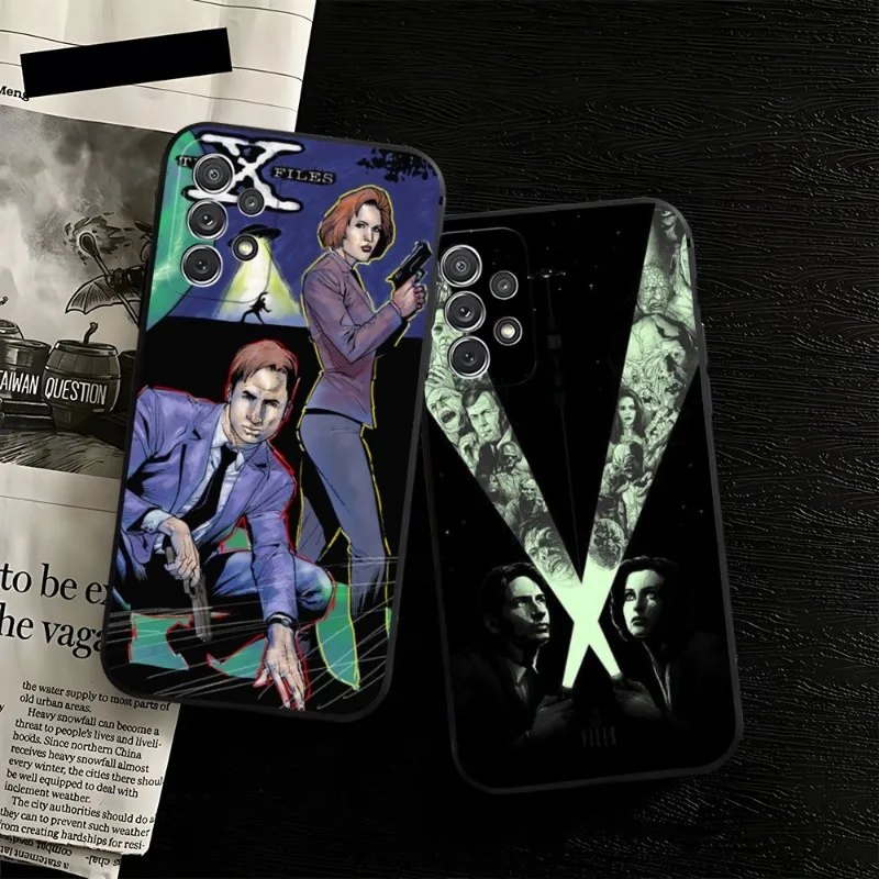 The X Files TV Phone Case For Samsung Galaxy S23 S22 S21 S20 S30 Ultra Fe S10 S8 S9 Note 20 10 Pro Plus Black Cover