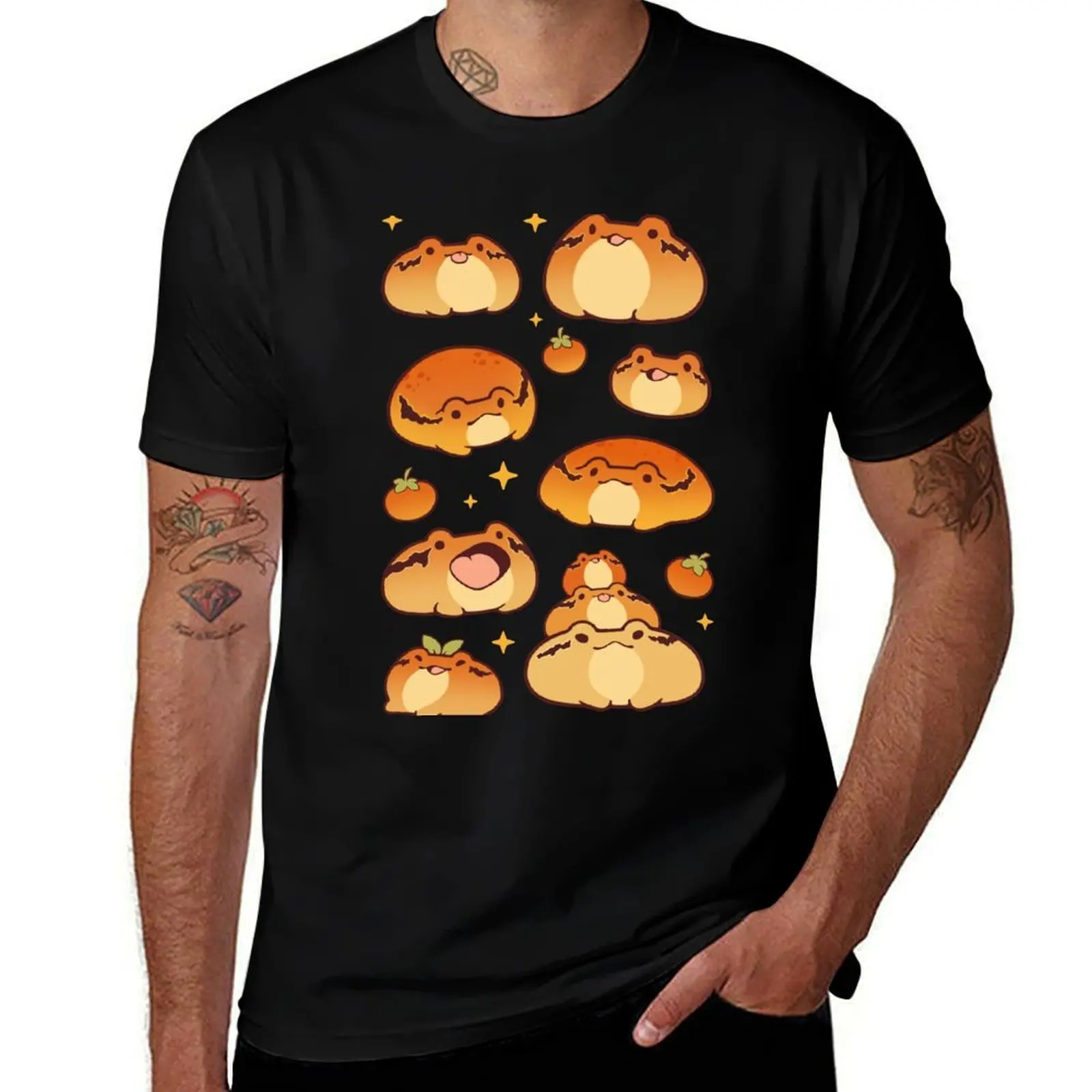 

Tomato frogs T-Shirt oversizeds Aesthetic clothing topping men tshirt