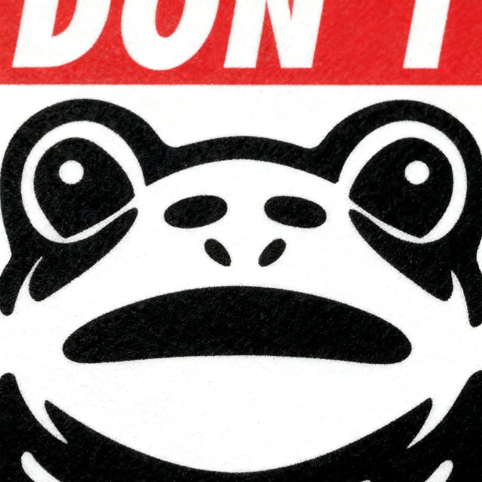 لا تفعل ضفدع بورتلاند يتحدى الضفدع ملصق الاحتفال ديكور الحفلات 10 أوراق روح الدعابة نمط الضفدع ملصقات الكمبيوتر المحمول #4