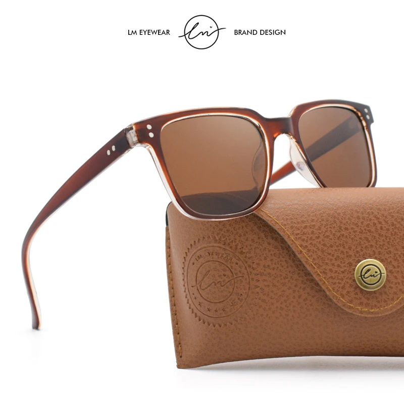 

LM Vintage Sunglasses Polarized Woman Classic G15 Lens UV400 Anti-glare Driving Glasses For Man Fashion Goggles Unisex Oculos