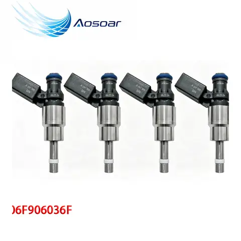 4x Fuel Injector 06H906036G for 2005-2017 Audi A3 A4 A5 A6 Q3 Q5 TT Volkswagen GTI Jetta Passat Tiguan 2.0L 0261500037