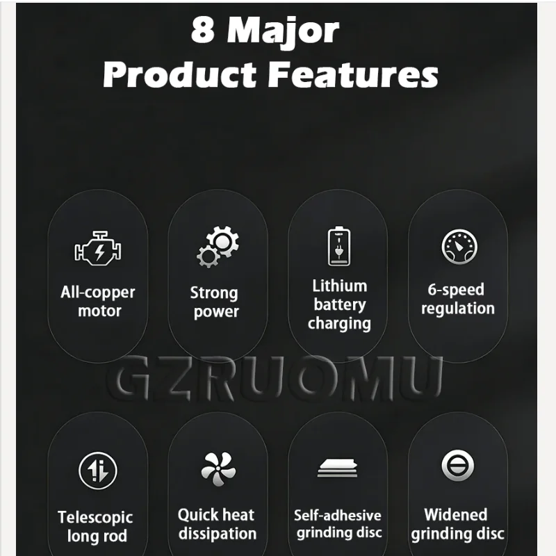 

2800W Electric Wall Plastering Machine Cement Floor Polishing Machine Concrete Wall Grinding Machine 6speed Adjust Leveling Tool