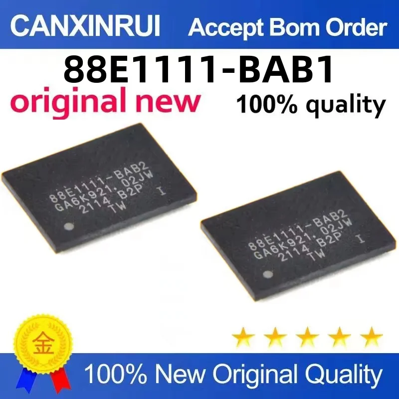 

88E1111-BAB1 88E1111 BGA Package SMD Ethernet Chip New Imported Hot Sale