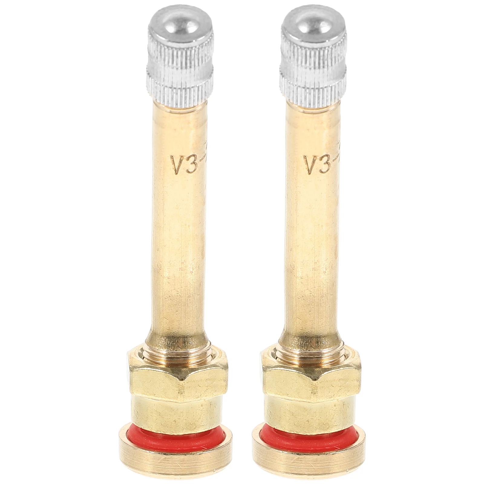 

2 Pcs Bus Tire Valve Extension Bicycle Wheel for Scooter Stem Extenders Truck Extensions Indoor