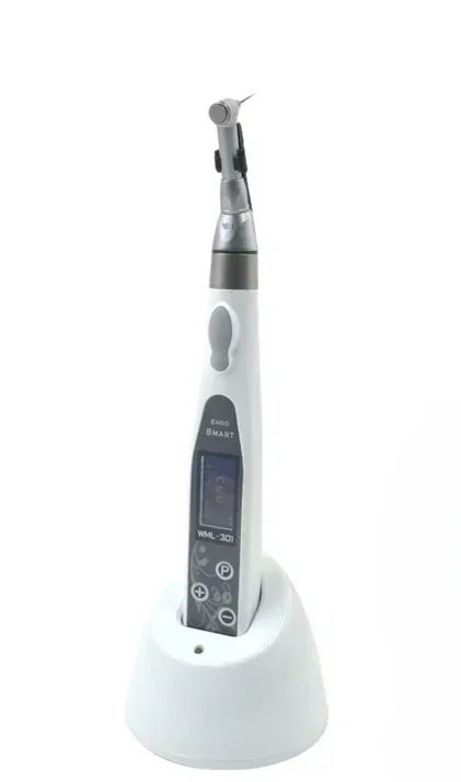 Wireless Endo Motor Smart with LED Lamp 16:1 Standard Contra Angle 9 Program Root Canal Endodontic Instrument