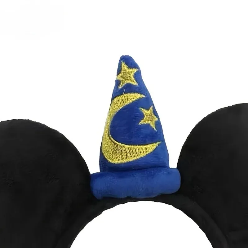 2026 Mickey Mouse Plush Magic House Disney Headwear Cosplay Decoration Christmas Party Cloth Hair Band Adult Kids Halloween Part view 4