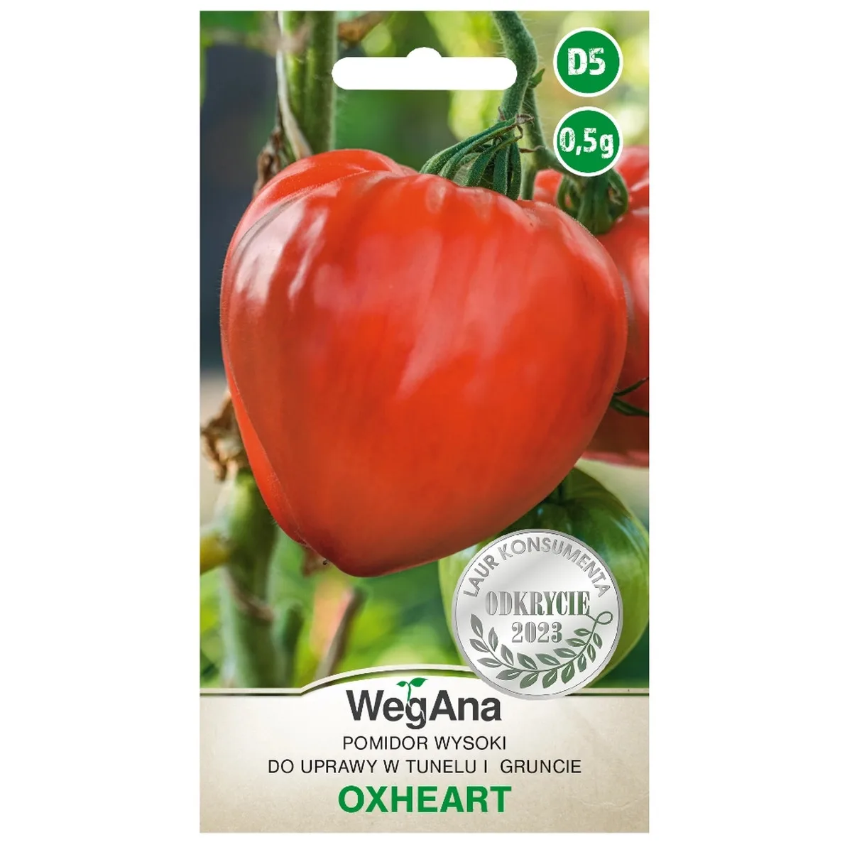 Oxheart Tomate Alto Pulfalo Heart semillas 0,5g-VegAna