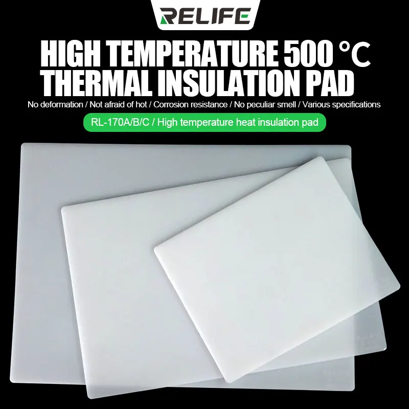 Relife RL-170A/B/C High temperature heat insulation pad Anti-corrosion No deformation not afraid of hot