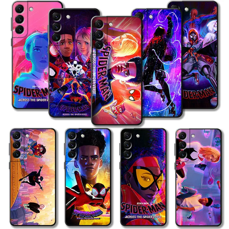 Spider-Man Across The Spider Verse Phone Case For Samsung Galaxy S24 S23 S22 S21 S20 FE Ultra S10 Plus Note 20Ultra 10Plus