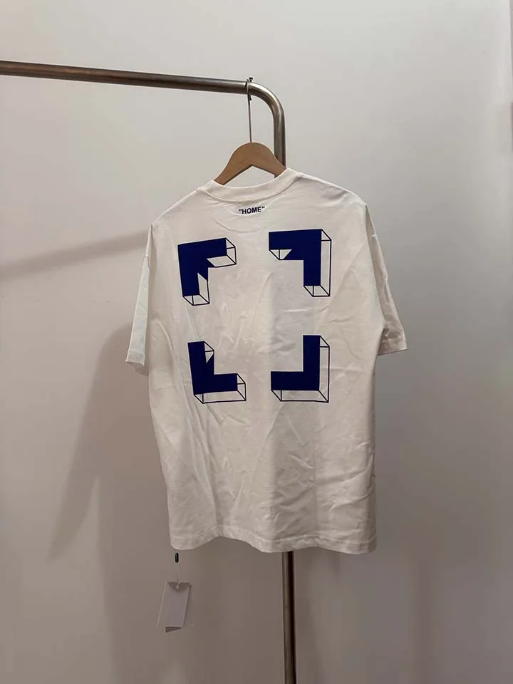

2026ss Summer C/O World Football Style Printed 3D Arrows Printed Women Men T Shirts tees Oversized Men Cotton T shirt