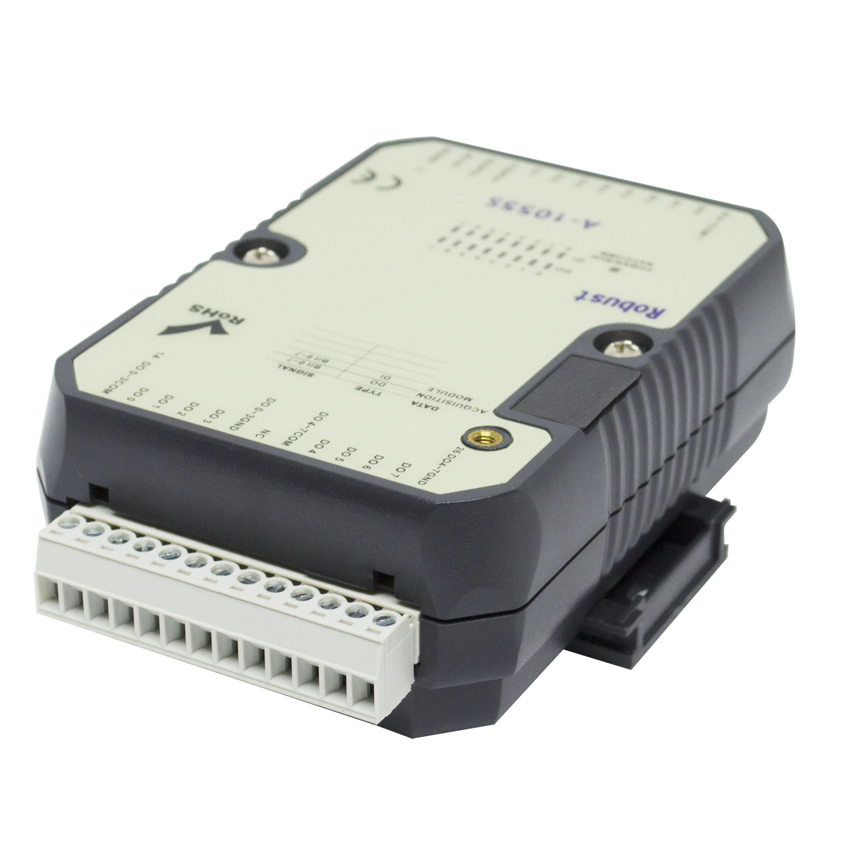 Modbus RTU RS-485 포트가 있는 디지털 IO 모듈 8DI 8DO 원격 I/O 모듈(A-1055S)