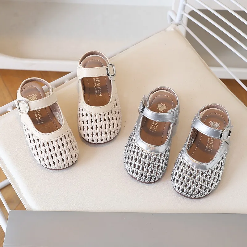 أحذية بناتي جديدة لعام 2025 صنادل صيفية للأطفال غير قابلة للانزلاق نعل ناعم أحذية الأميرة المريحة والمسامية للأطفال #6