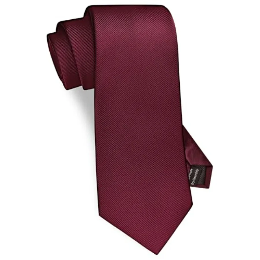 

GUSLESON Classic New 3.15" 8cm Men's Solid Color Necktie Wedding Business Tie + Gift Box