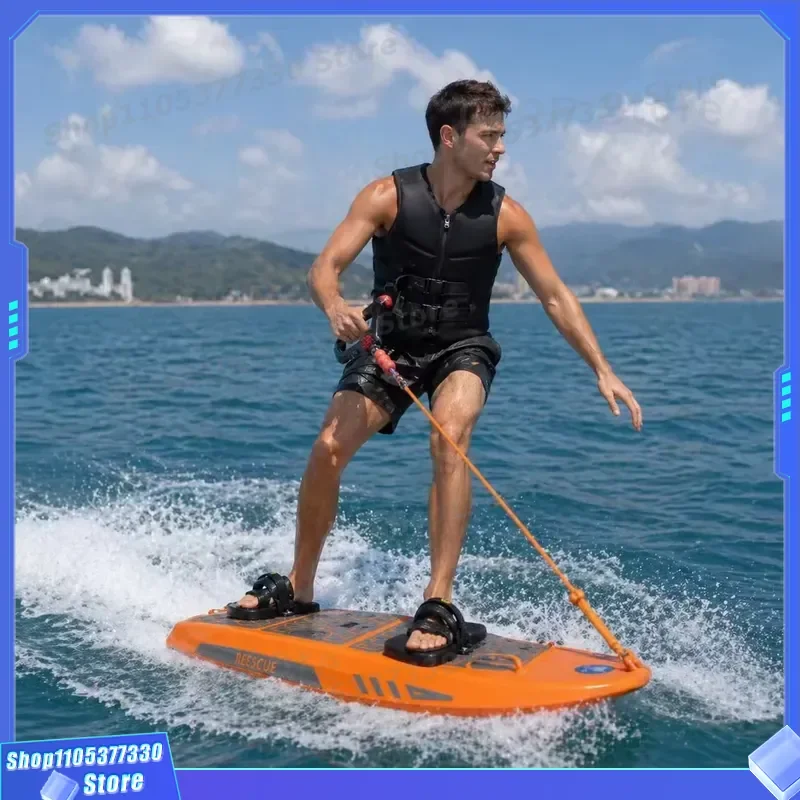 Professional Electric Rescue Surfboard with 100kg Loading 10KW Power 40km/h Speed 60min Long Endurance for Water Safety Work