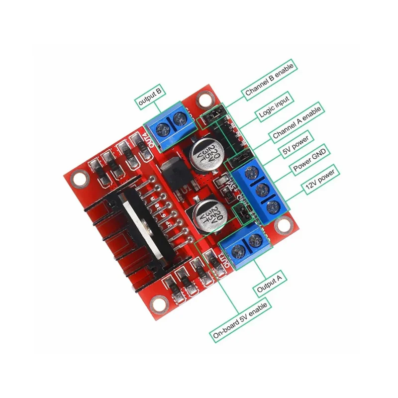 L298N Motor Driver Controller Board L298 Module For Arduino Dual H Bridge DC Stepper Motor Smart Car Robot