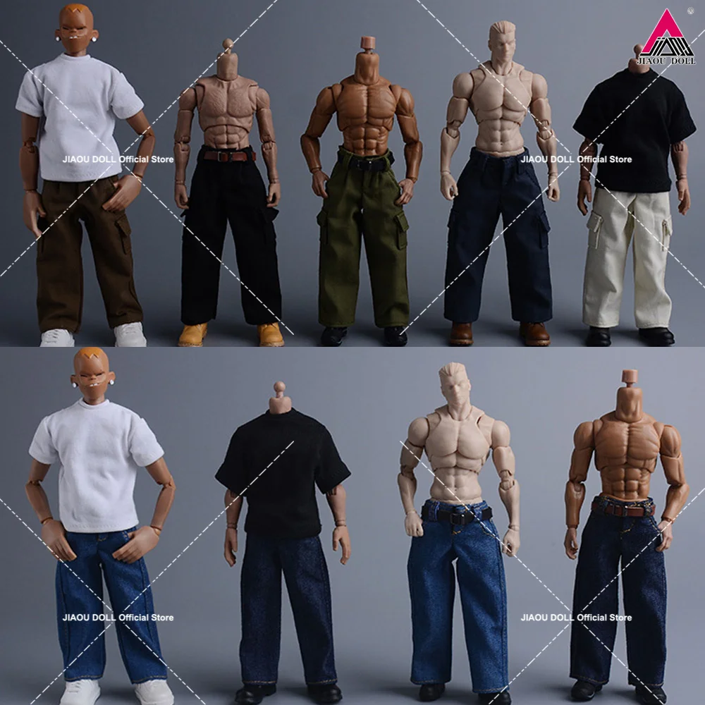 ATStory 1/12 Werkbroek Wijde Pijpen Jeans Casual Broek Kleding Model Fit 6 ''Azi 3.0 Notaman Romankey Soldaat Action Figure body