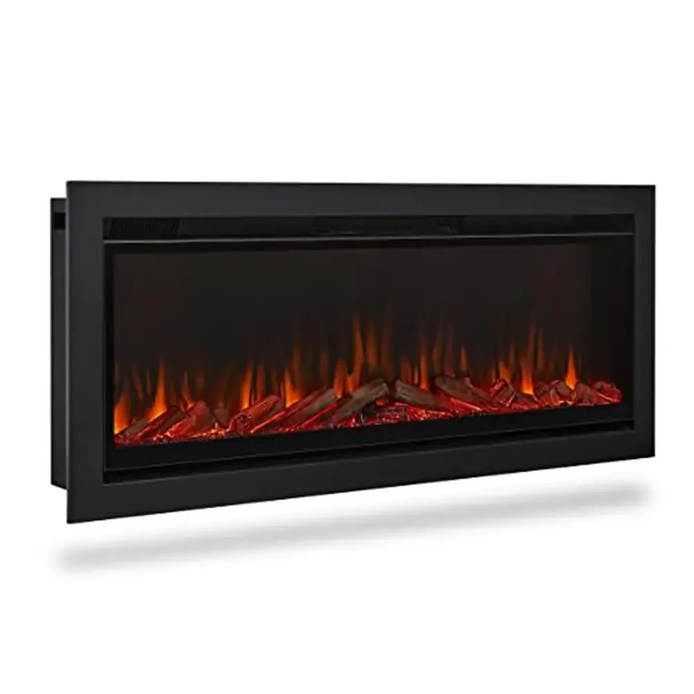 Electric Fireplace Insert with Remote Control Multiple Heat Settings and Timer Rooms up to 1,000 sq ft