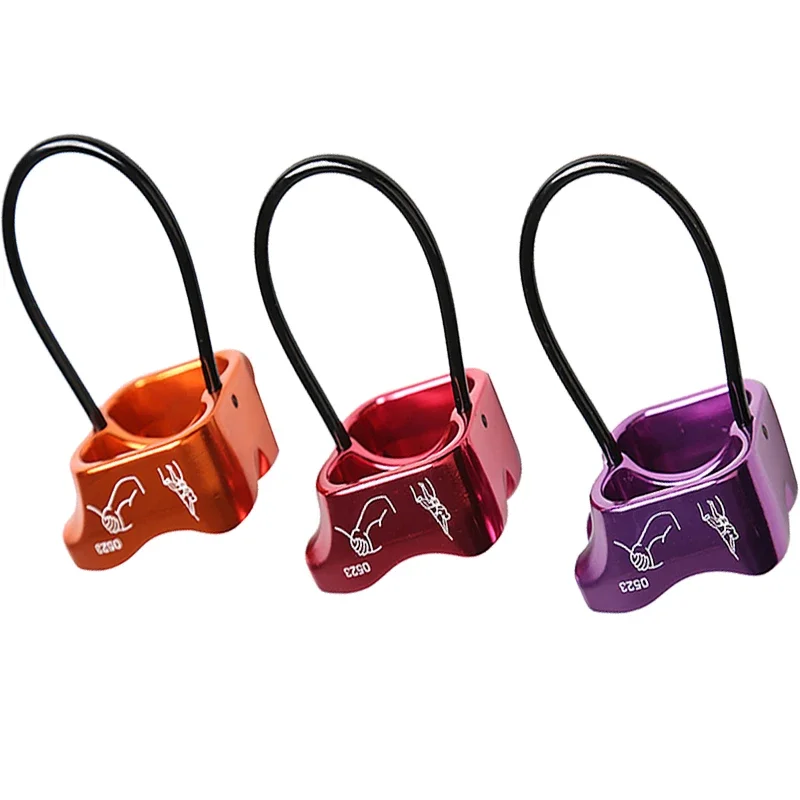 לוגו מותאם אישית רוק טיפוס צבע אדום אלומיניום atc טיפוס יורד