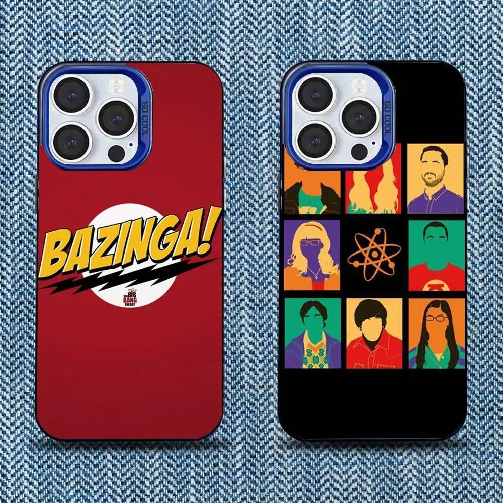 

The Big Bang Theory Phone Case For iPhone 16,15,14,13,12,11,Mini,Pro,SE,MAX Blue Matte Silicone Cover