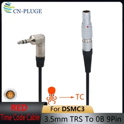 RED KOMODO Camera EXT 9pin to 3.5mm TRS Tentacle Sync TIMECODE Cable is Also Compatible With RED V-RAPTOR DSMC3 Camera