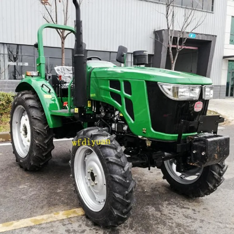 China-Made:4X4 80hp Zonnescherm Tractor Agricola Traktors Voor Landbouw Diyuan Tractor