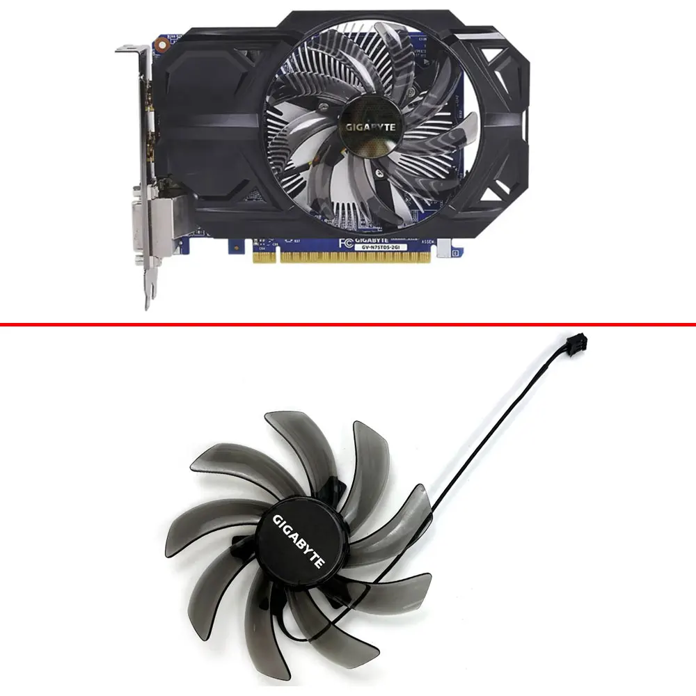 

95MM 3PIN T129215SM PLD10010S12H suitable for Gigabyte GTX 750 750TI ITX graphics card cooler fan