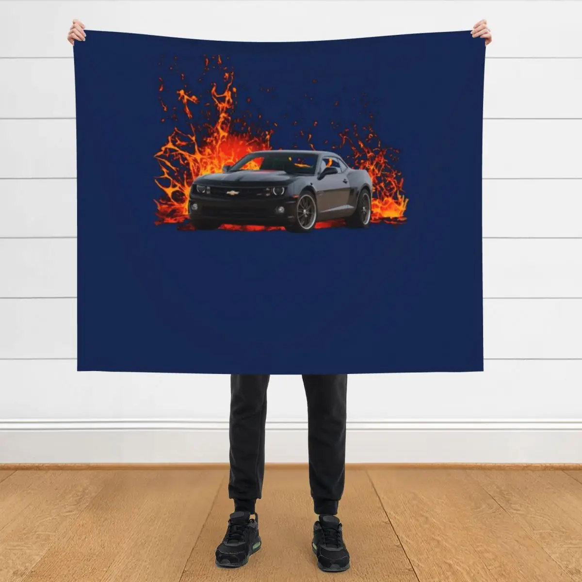 

2012 Chevy Camaro 45th anniversary Throw Blanket Decorative Throw Loose Bed Fashionable Blankets