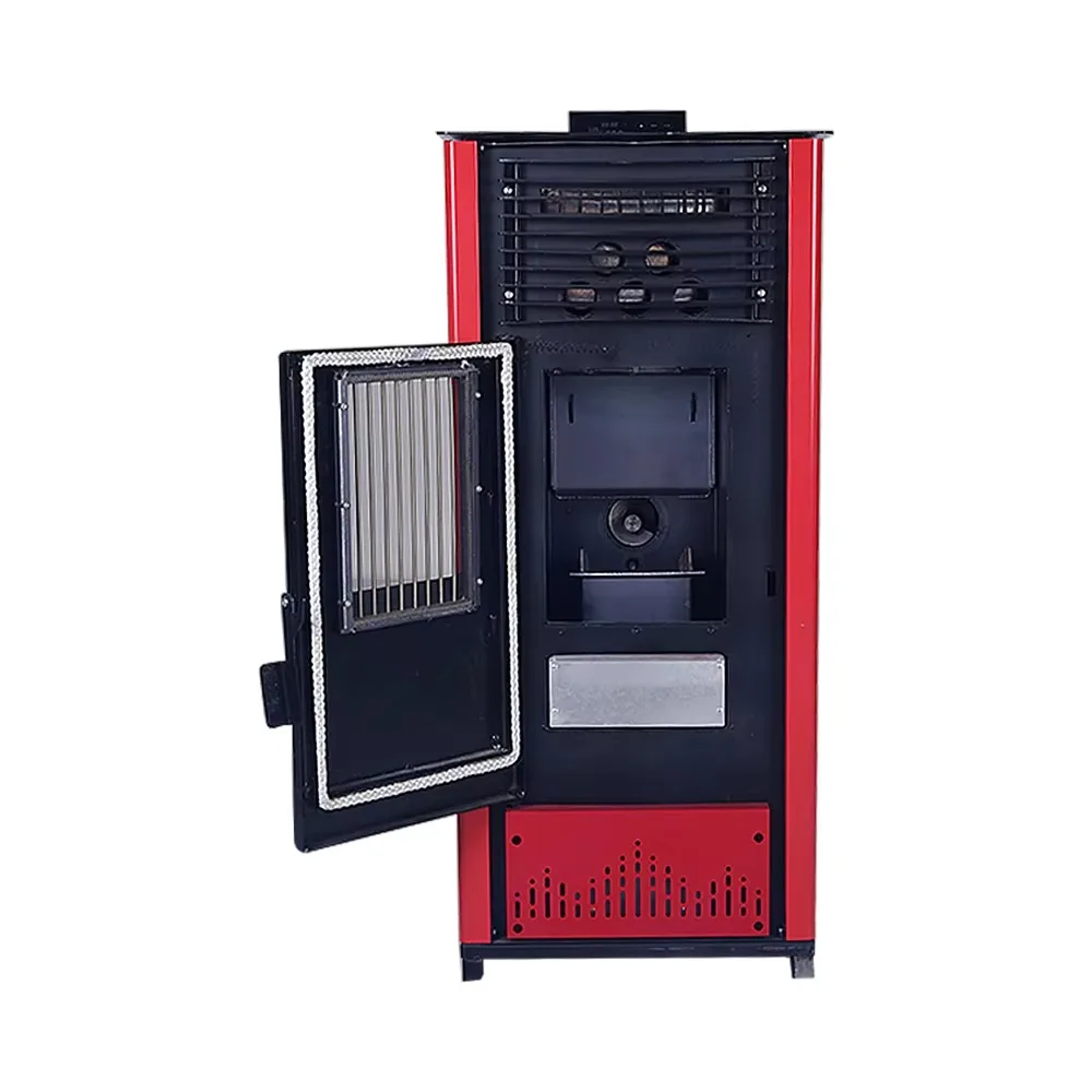 Estufas de pellets de madera inteligentes de temperatura constante con encendido de un solo toque ambiental para el hogar chimenea inteligente de biopellet