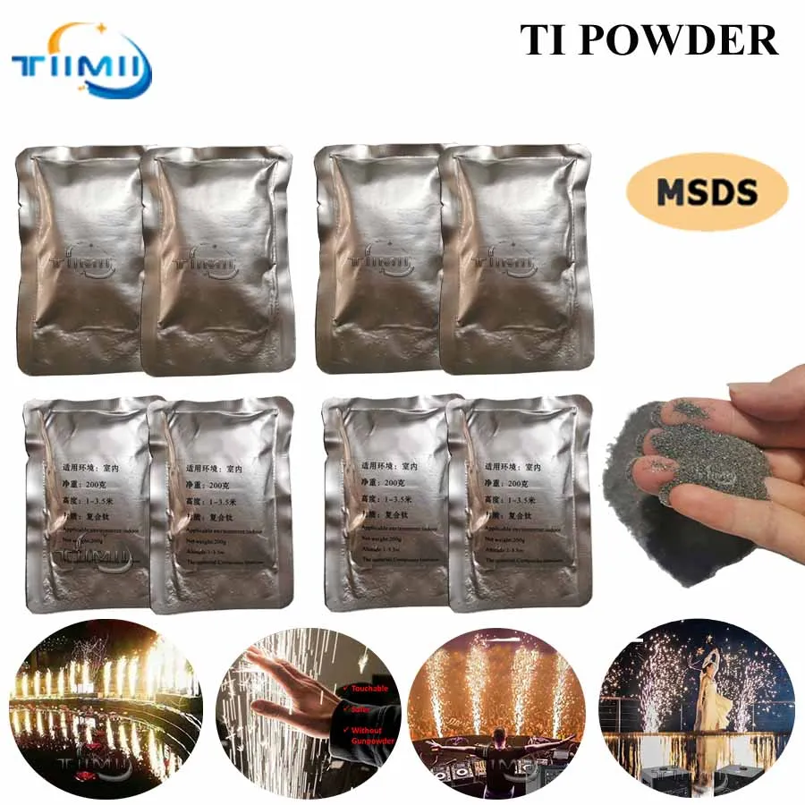 

0 Tax 1-8 bags T1 Powder Cold Spark Stage Light Effect DMX Firework Machine For Ktv Party Wedding Bar 200g/ Bag MSDS