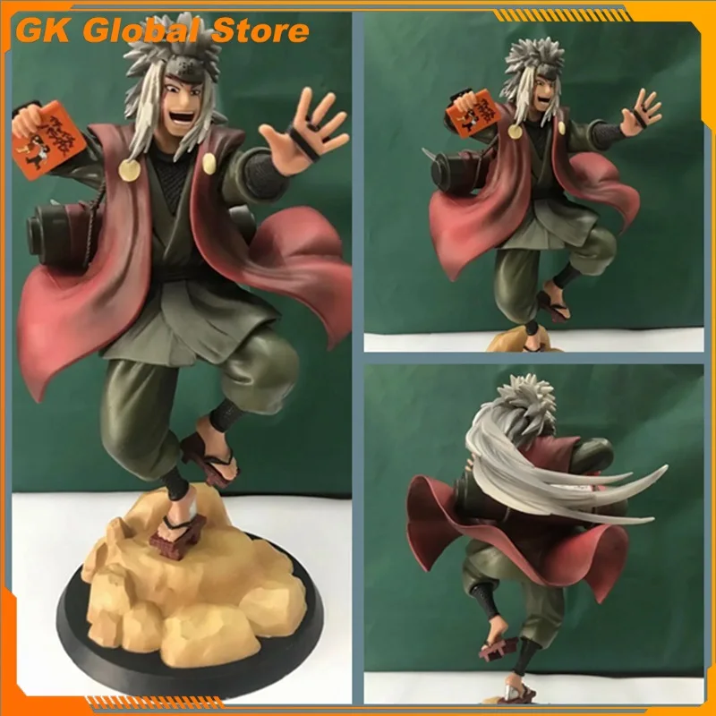 

Новинка 20 см, аниме-фигурка Наруто, Jiraiya, периферийные устройства, модель из ПВХ, статуя, украшение для рабочего стола, детские подарки на день рождения, игрушки