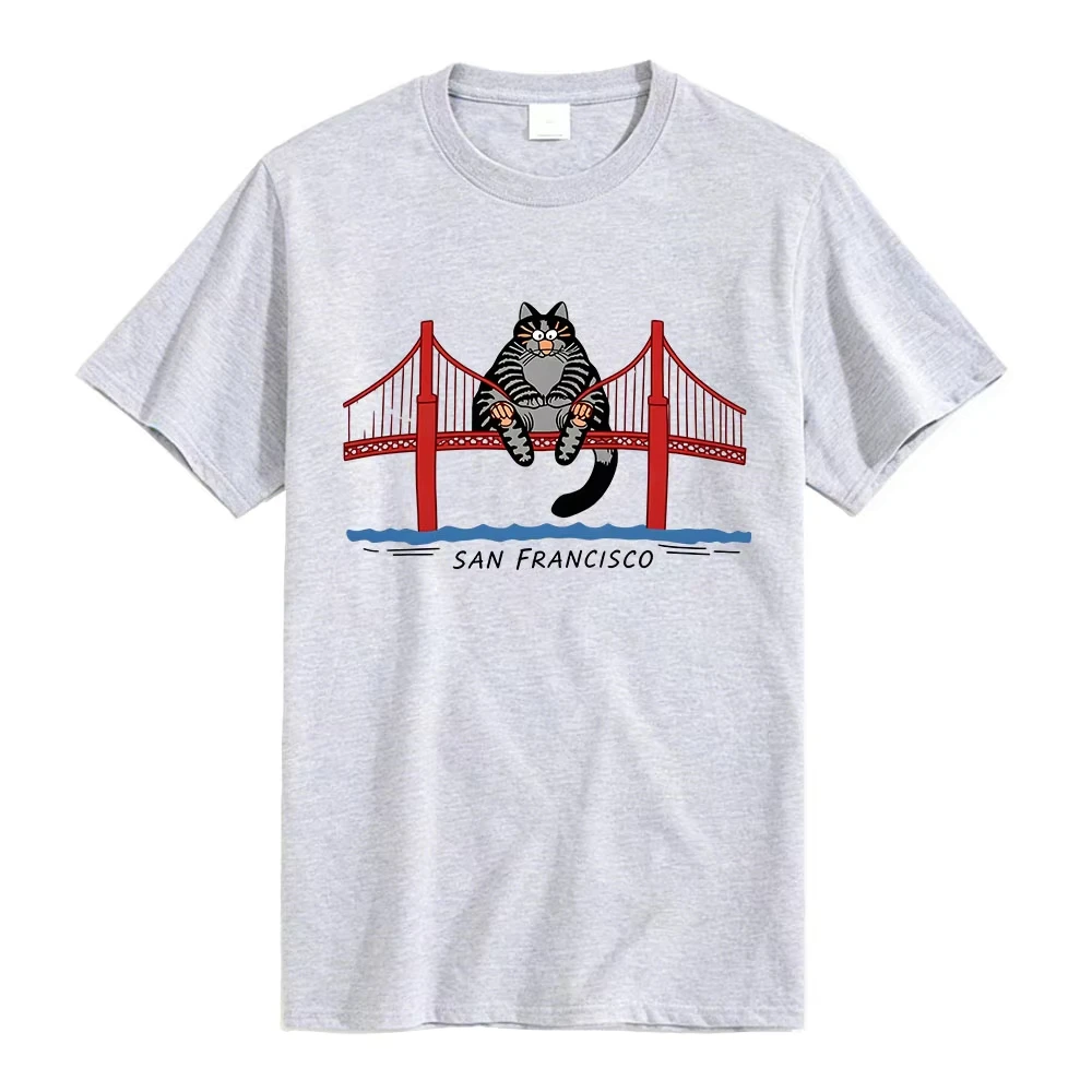 Project Hail Mary Graphic Tee Vintage Cat San Francisco T-Shirt Unisex Streetwear Short Sleeve  Loose Female Tshirts Merch