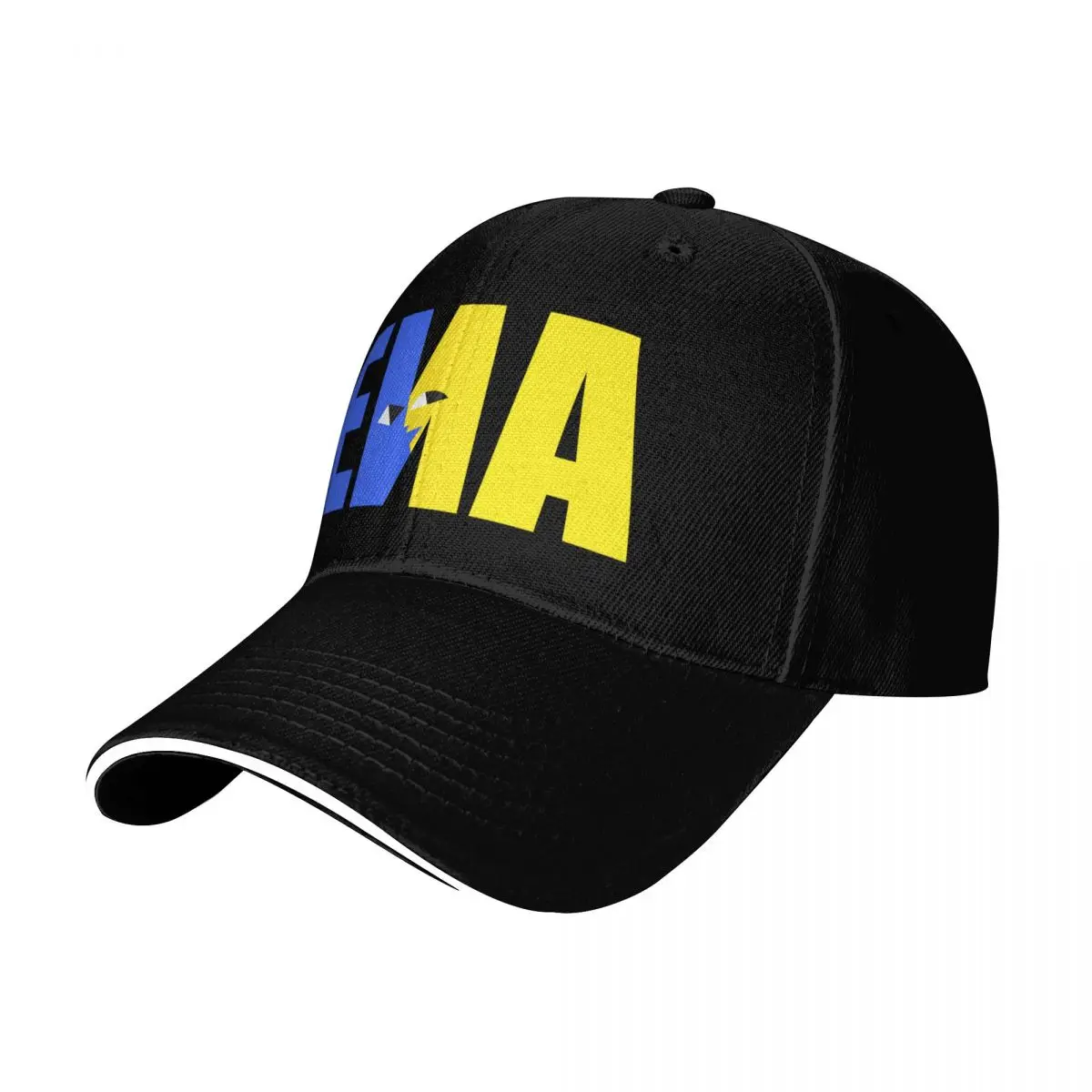 ENA FACE TYPOGRAPHY Baseball Cap Sun Protection UPF 50+ Breathable Mesh Back Adjustable Buckle Closure