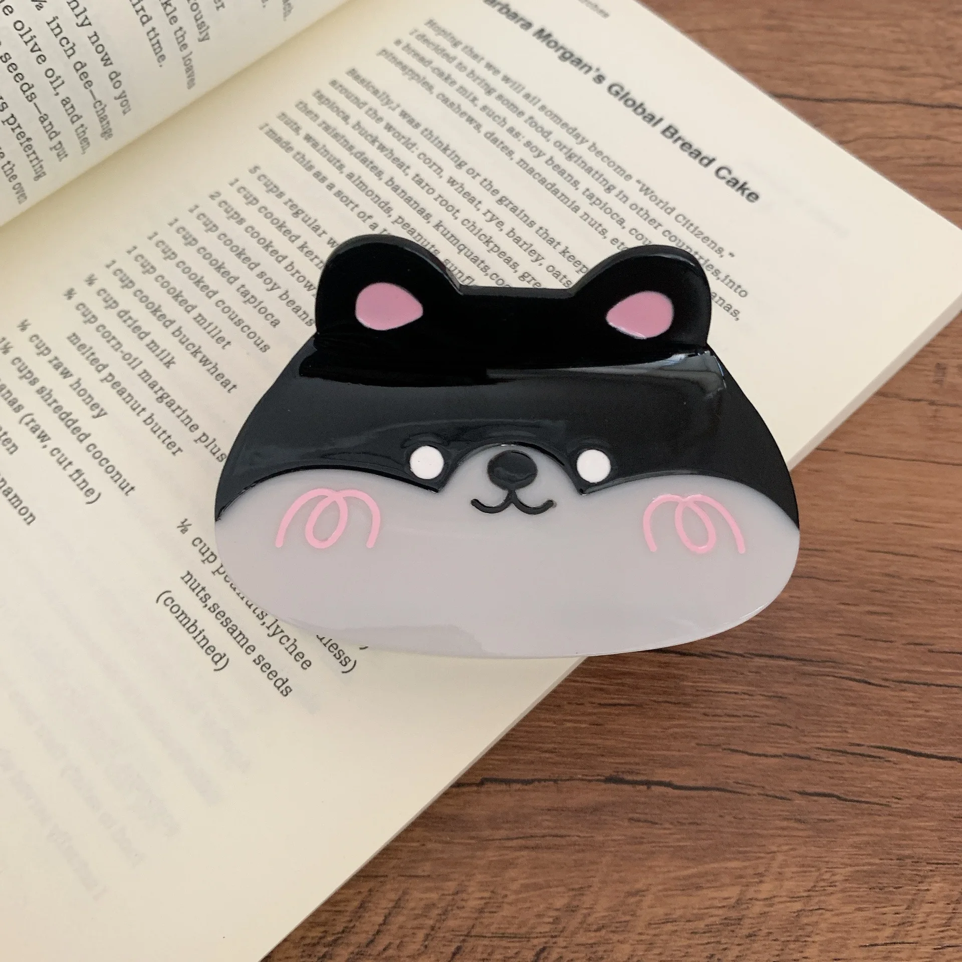 1 قطعة نمط جديد حمض الخليك الصغيرة الطازجة الحلو فصيل كورجي صغير غبي الدب انتزاع كليب لطيف فتاة الشعر انتزاع القرش كليب إكسسوارات الشعر #6