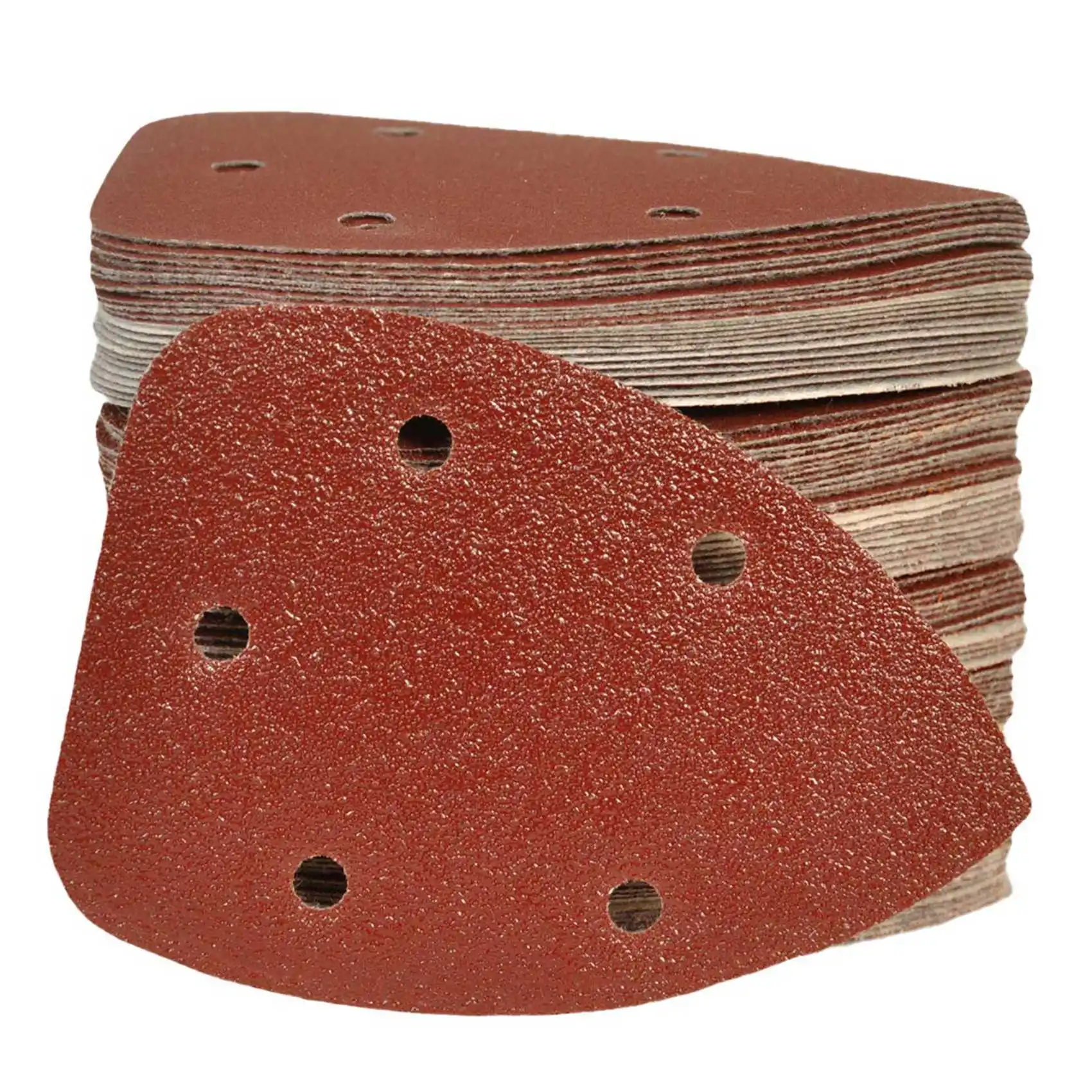 

CMHI-100 Pieces Of 10-Size Triangular Sandpaper 40-400 Coarse Sandpaper For 140Mm Polishing Machine 5-Hole Corner Sandpaper